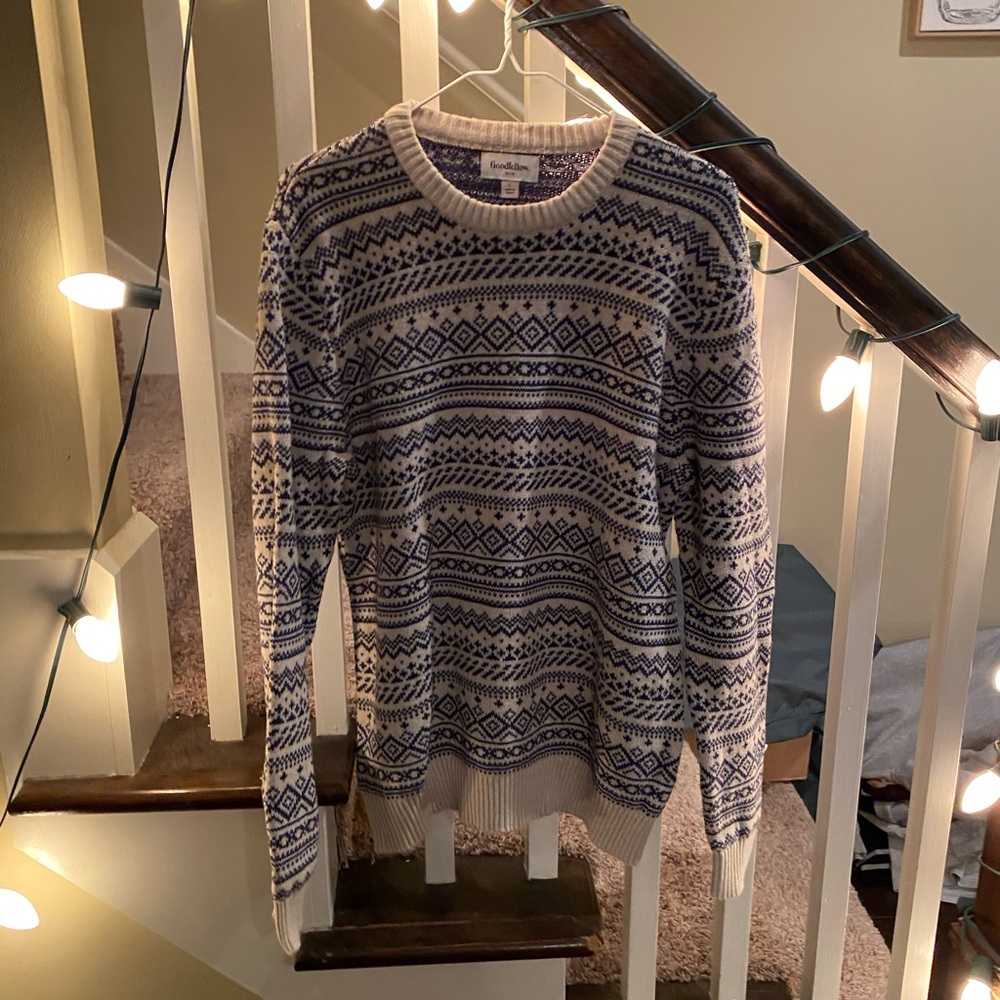 Goodfellow Men’s Patterned Sweater (L)